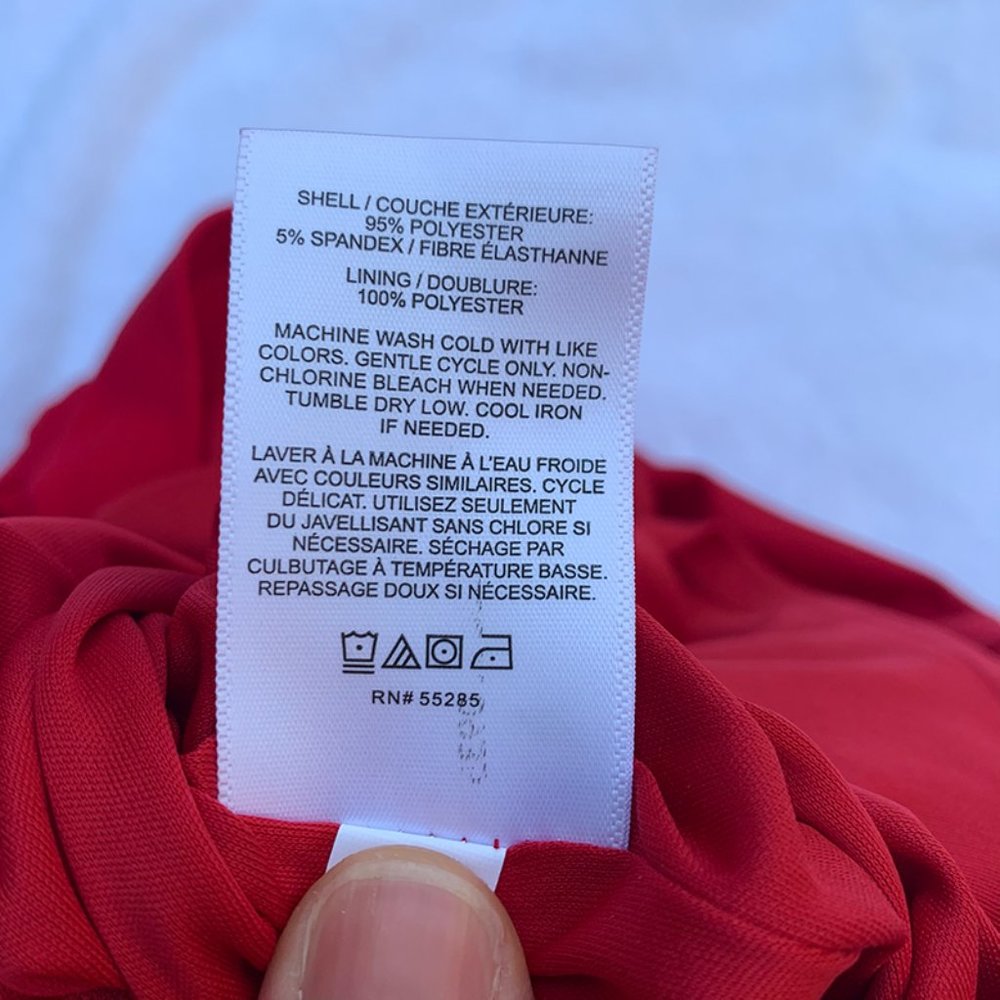 Express XS Open Back High Neck Bodycon Dress - Picture 6 of 7